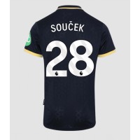 West Ham United Tomas Soucek #28 Tretí futbalový dres 2025-26 Krátky Rukáv